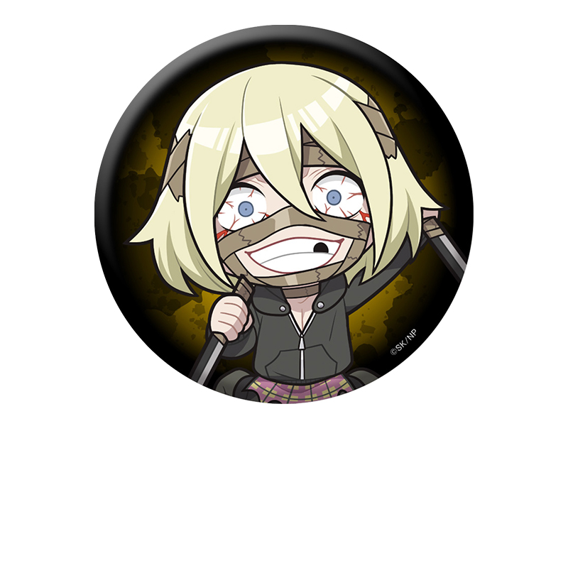 【ペンギンパレード】忍者と極道 ぺたん娘缶バッジ ガムテ