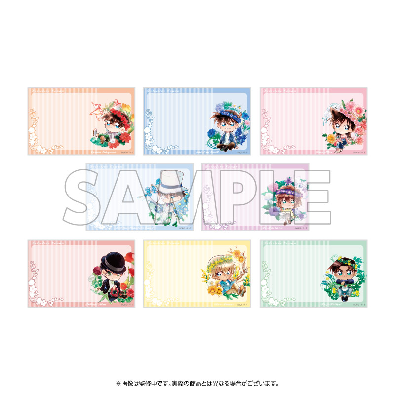【YTE】名探偵コナン ミニメッセージカードセット デフォルメ 花冠-flow in the wind-