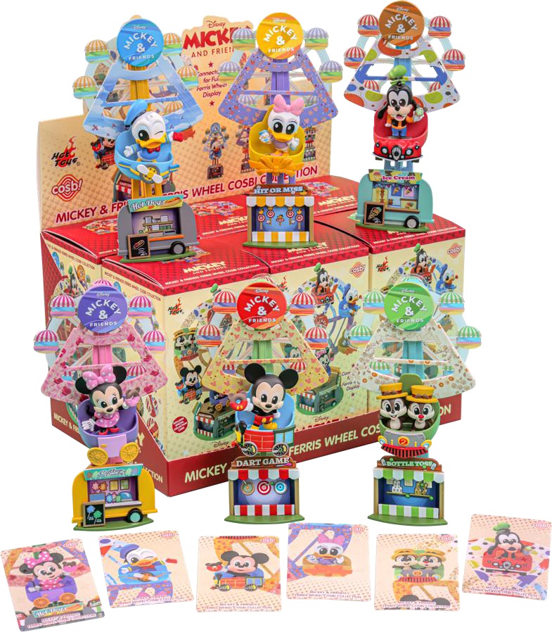 【ホットトイズ】【コスビ】『ミッキー&フレンズ』観覧車コレクション 1BOX（6個入り）