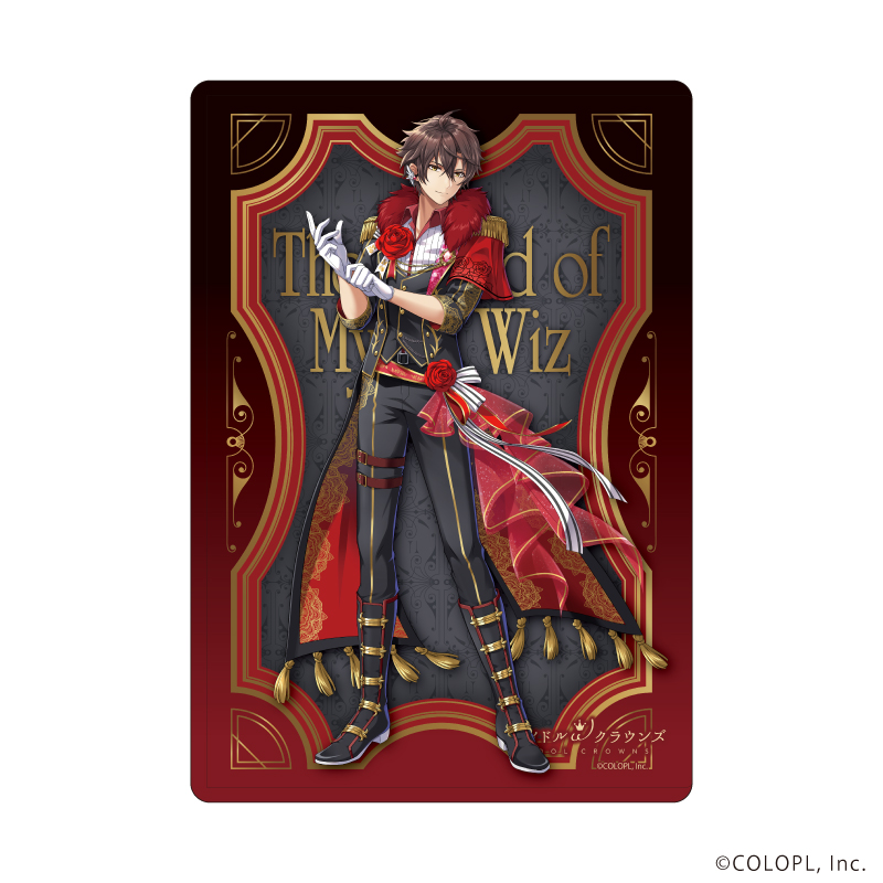 【A3】キャラクリアケース「クイズRPG 魔法使いと黒猫のウィズ」01/アイドルωクラウンズ キワム（描き下ろしイラスト）