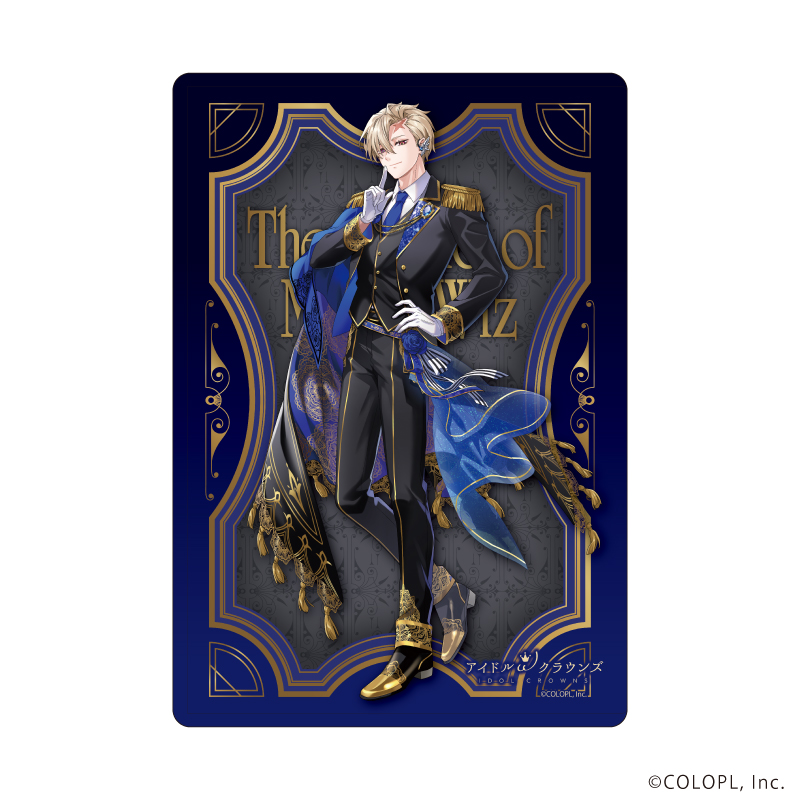 【A3】キャラクリアケース「クイズRPG 魔法使いと黒猫のウィズ」03/アイドルωクラウンズ ヴィレス（描き下ろしイラスト）