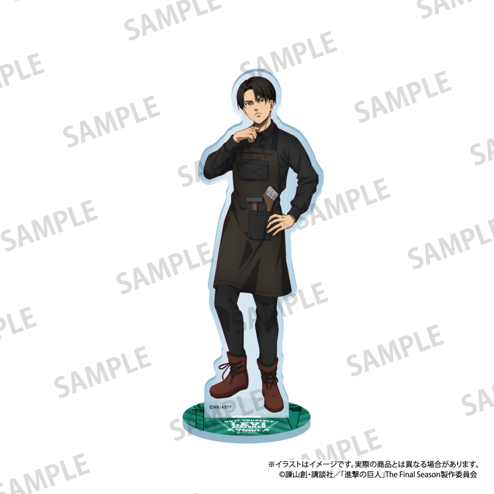 【パルック】進撃の巨人 アクリルスタンド リヴァイ・アッカーマン（DIY）