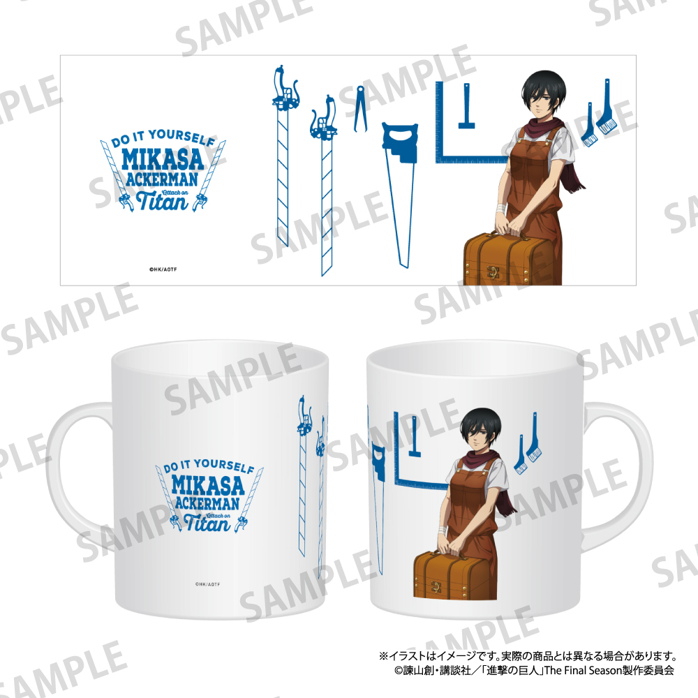 【パルック】進撃の巨人 フルカラーマグカップ ミカサ・アッカーマン（DIY）