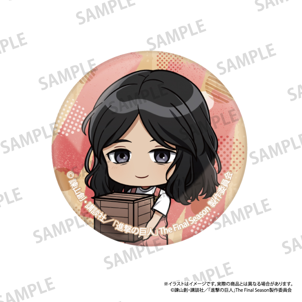 【パルック】進撃の巨人 ガラスマグネット ピーク・フィンガー（ミニキャラ）（DIY）