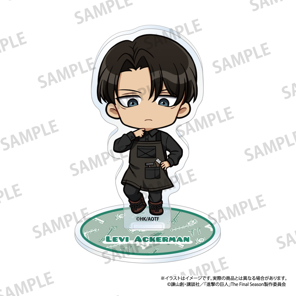 【パルック】進撃の巨人 アクリルスタンド リヴァイ・アッカーマン（ミニキャラ）（DIY）