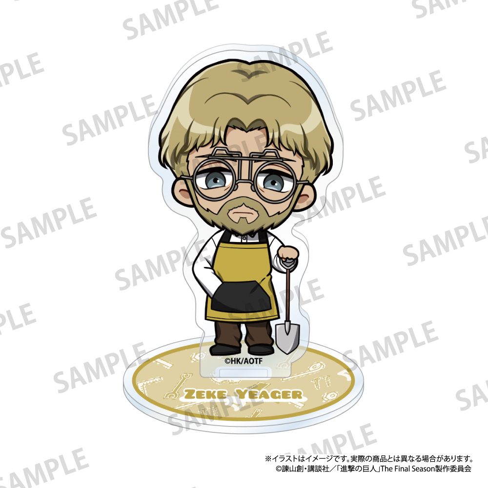 【パルック】進撃の巨人 アクリルスタンド ジーク・イェーガー（ミニキャラ）（DIY）