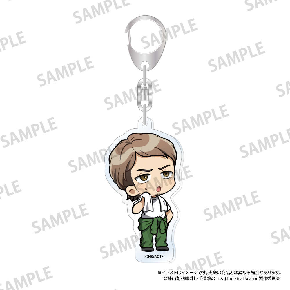 【パルック】進撃の巨人 アクリルキーホルダー ジャン・キルシュタイン（ミニキャラ）（DIY）