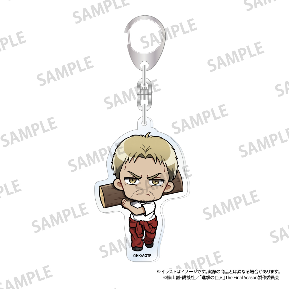 【パルック】進撃の巨人 アクリルキーホルダー ライナー・ブラウン（ミニキャラ）（DIY）