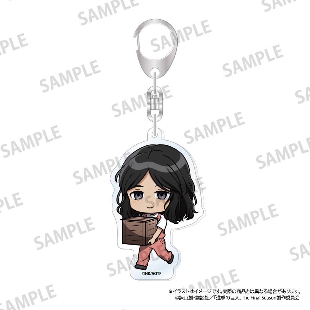 【パルック】進撃の巨人 アクリルキーホルダー ピーク・フィンガー（ミニキャラ）（DIY）