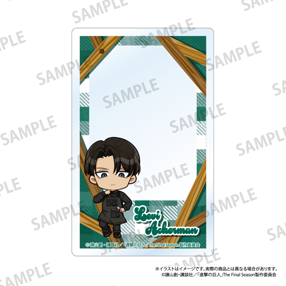 【パルック】進撃の巨人 アクリルカード リヴァイ・アッカーマン（ミニキャラ）（DIY）