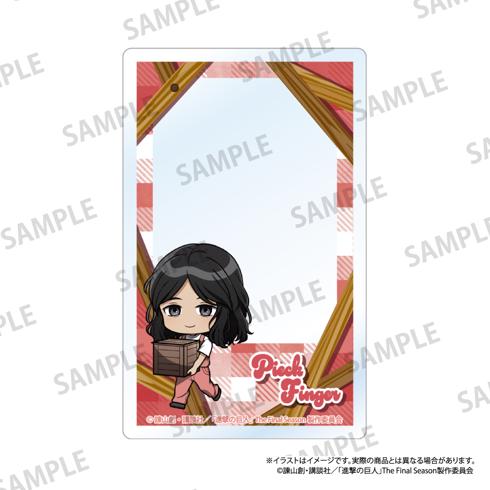 【パルック】進撃の巨人 アクリルカード ピーク・フィンガー（ミニキャラ）（DIY）