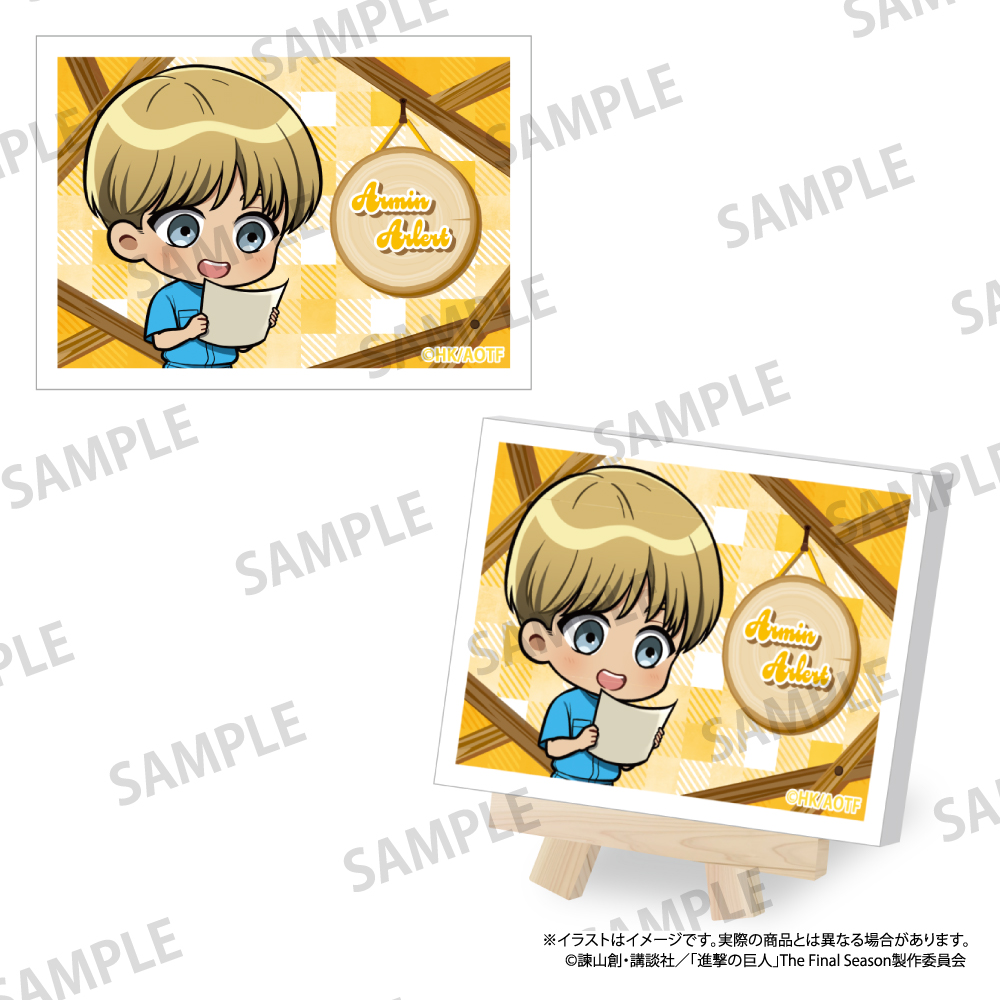 【パルック】進撃の巨人 キャンバスボードミニ アルミン・アルレルト（ミニキャラ）（DIY）