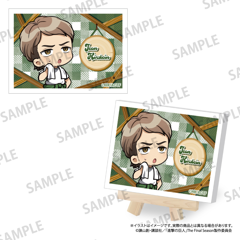 【パルック】進撃の巨人 キャンバスボードミニ ジャン・キルシュタイン（ミニキャラ）（DIY）