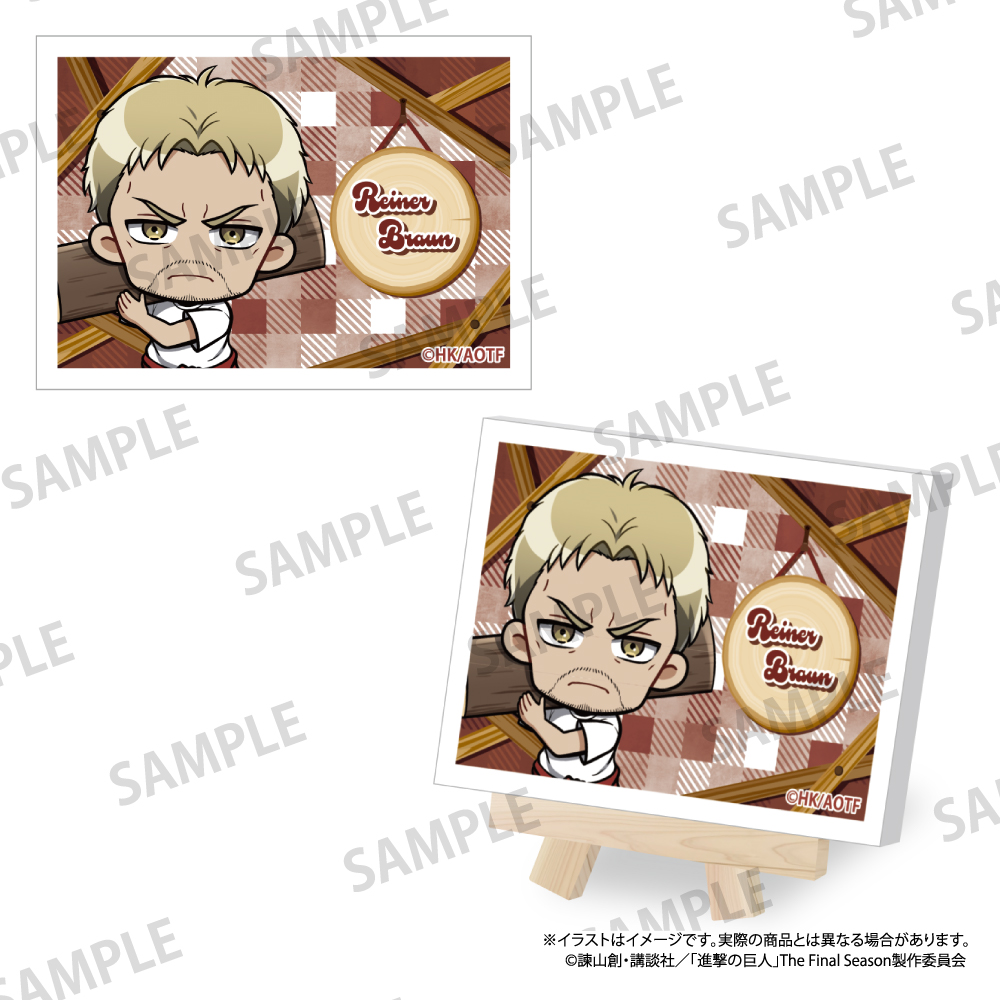 【パルック】進撃の巨人 キャンバスボードミニ ライナー・ブラウン（ミニキャラ）（DIY）