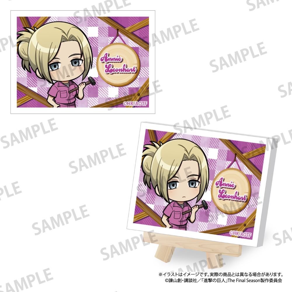 【パルック】進撃の巨人 キャンバスボードミニ アニ・レオンハート（ミニキャラ）（DIY）