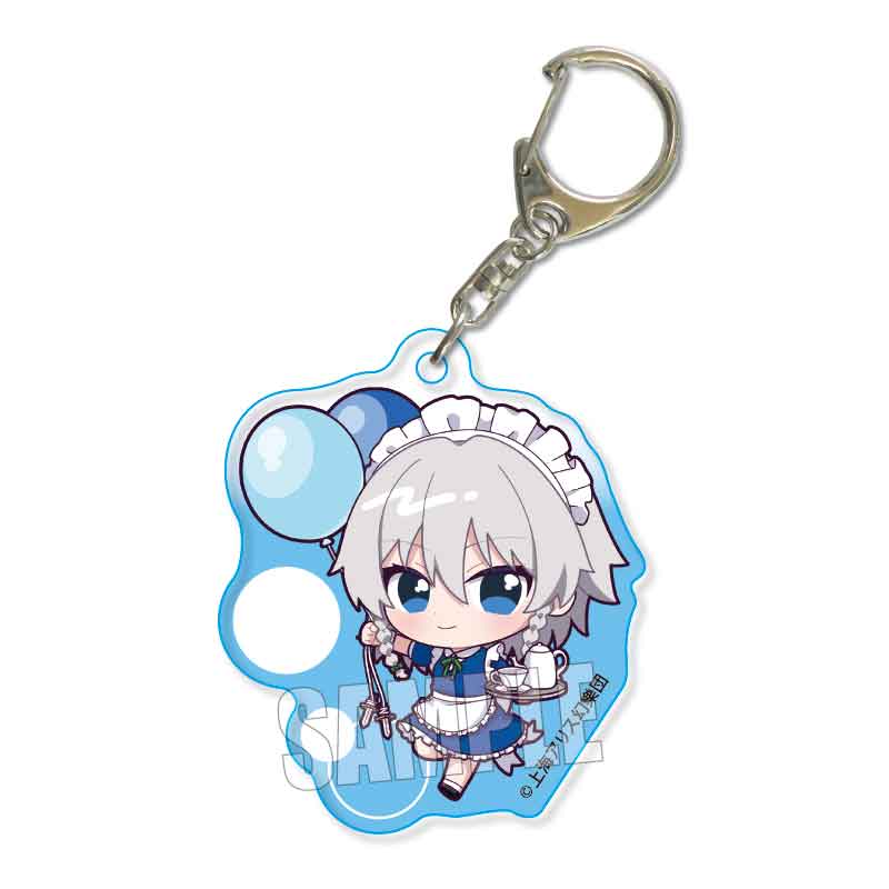 【ベルハウス】ぷかっしゅアクリルキーホルダー 東方Project/十六夜 咲夜 バルーンver.