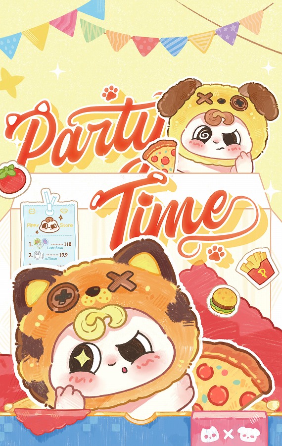 【FT.FIRE】Pippy パーティータイムシリーズ トレーディングフィギュア 1BOX入数：18