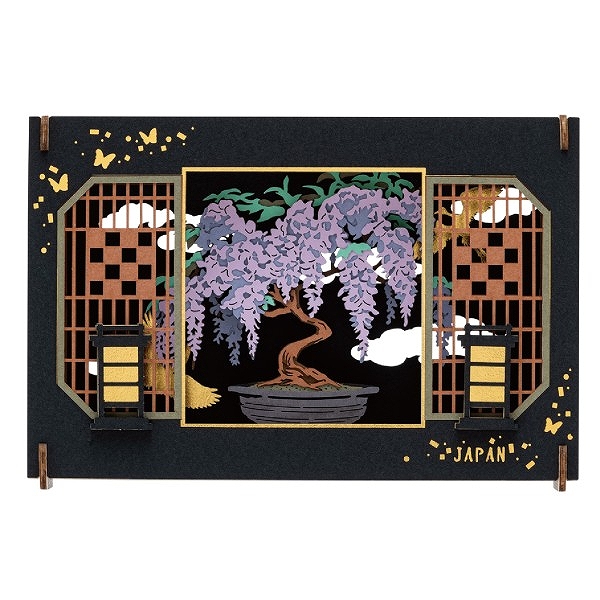 【エンスカイ】ペーパーシアター -ウッドスタイル- PT-WL31 BONSAI - 藤 -