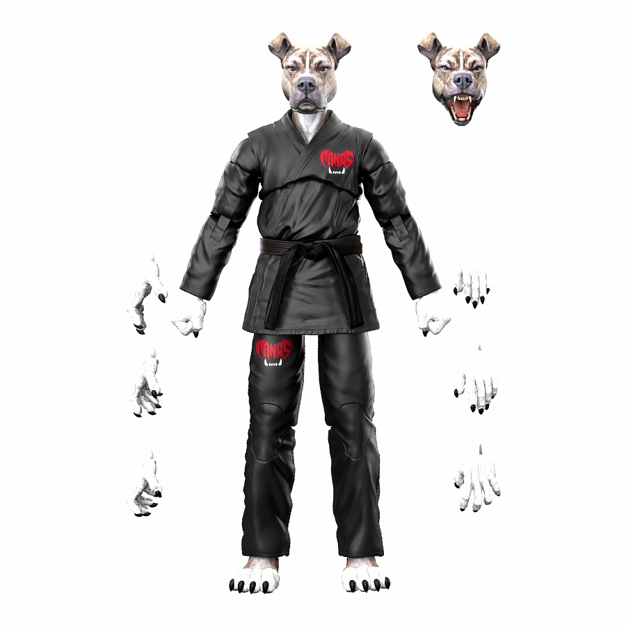 【ZOO JITSU FIGHTERS】PISTON ピットブル - 黒道着