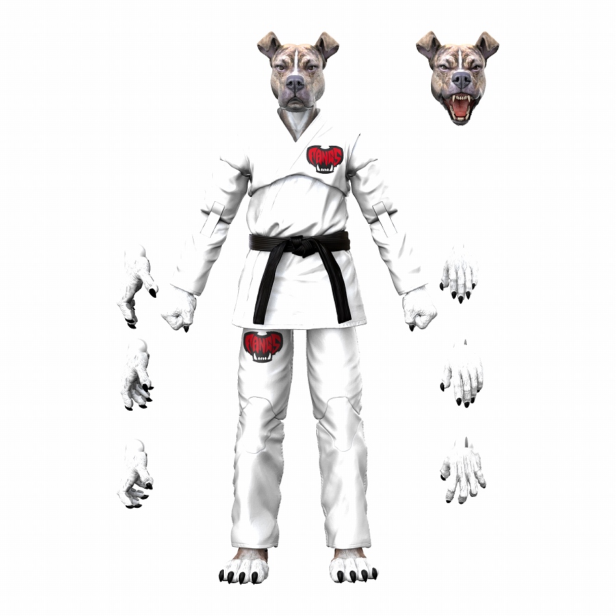 【ZOO JITSU FIGHTERS】PISTON ピットブル - 白道着