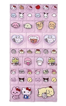 【ティー・シー・ピー】チェゴシム×サンリオキャラクターズ タイルシール パープル