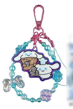 【ティー・シー・ピー】チェゴシム×サンリオキャラクターズ フォンストラップ ブルー