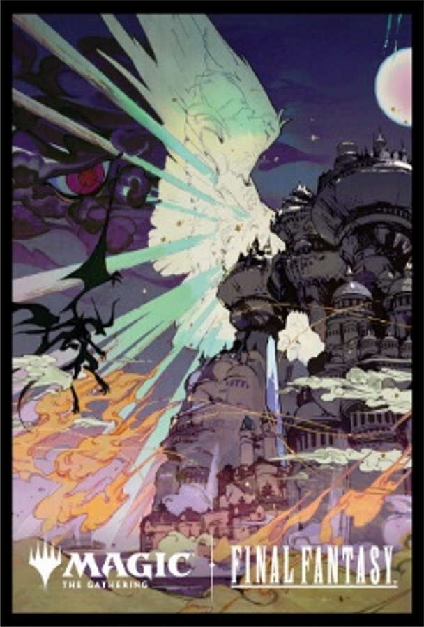 【エンスカイ】『マジック：ザ・ギャザリングーーFINAL FANTASY』プレイヤーズカードスリーブMFS-58 ｢木版画｣ボーダーレス版《召喚：アレクサンダー》