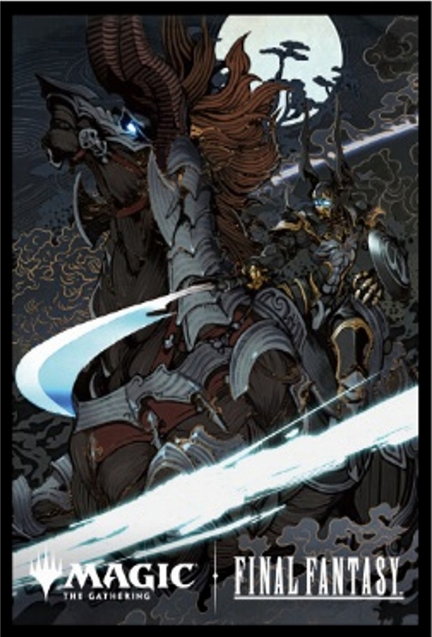 【エンスカイ】『マジック：ザ・ギャザリングーーFINAL FANTASY』プレイヤーズカードスリーブMFS-64 ｢木版画｣ボーダーレス版《召喚：蛮神オーディン》