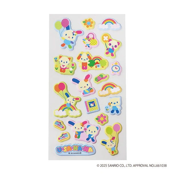 【ティー・シー・ピー】ウサハナ ぷくぷくシール ウサハナ