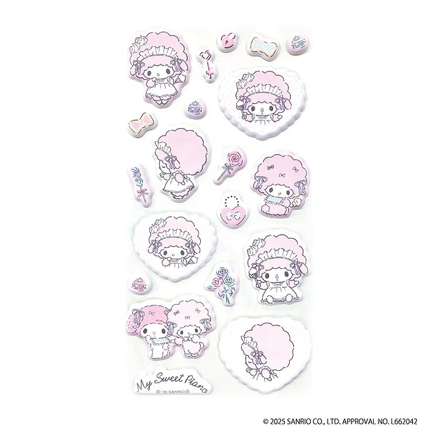 【ティー・シー・ピー】マイスウィートピアノ ぷくぷくシール マイスイートピアノ