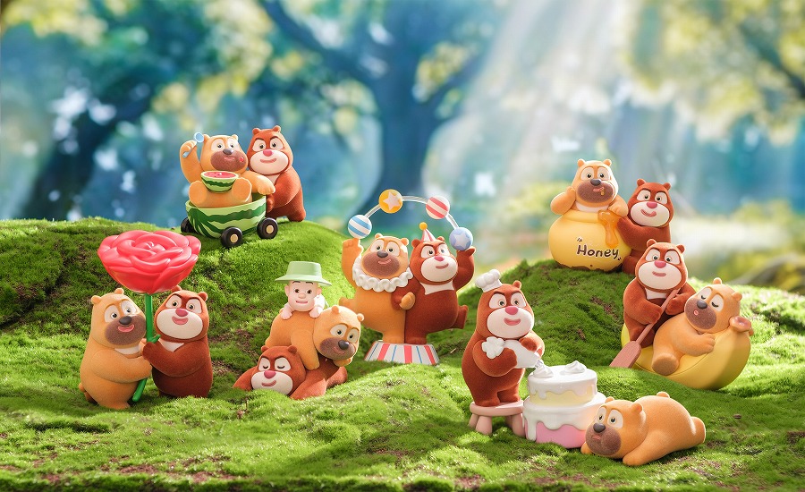 【XFREE】XFREE Boonie Bears クマと一緒なら、さみしさなんて吹き飛ぶシリーズ トレーディングフィギュア 1BOX入数：6
