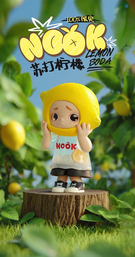 【52TOYS】NOOK 100% 限定版 レモンソーダ