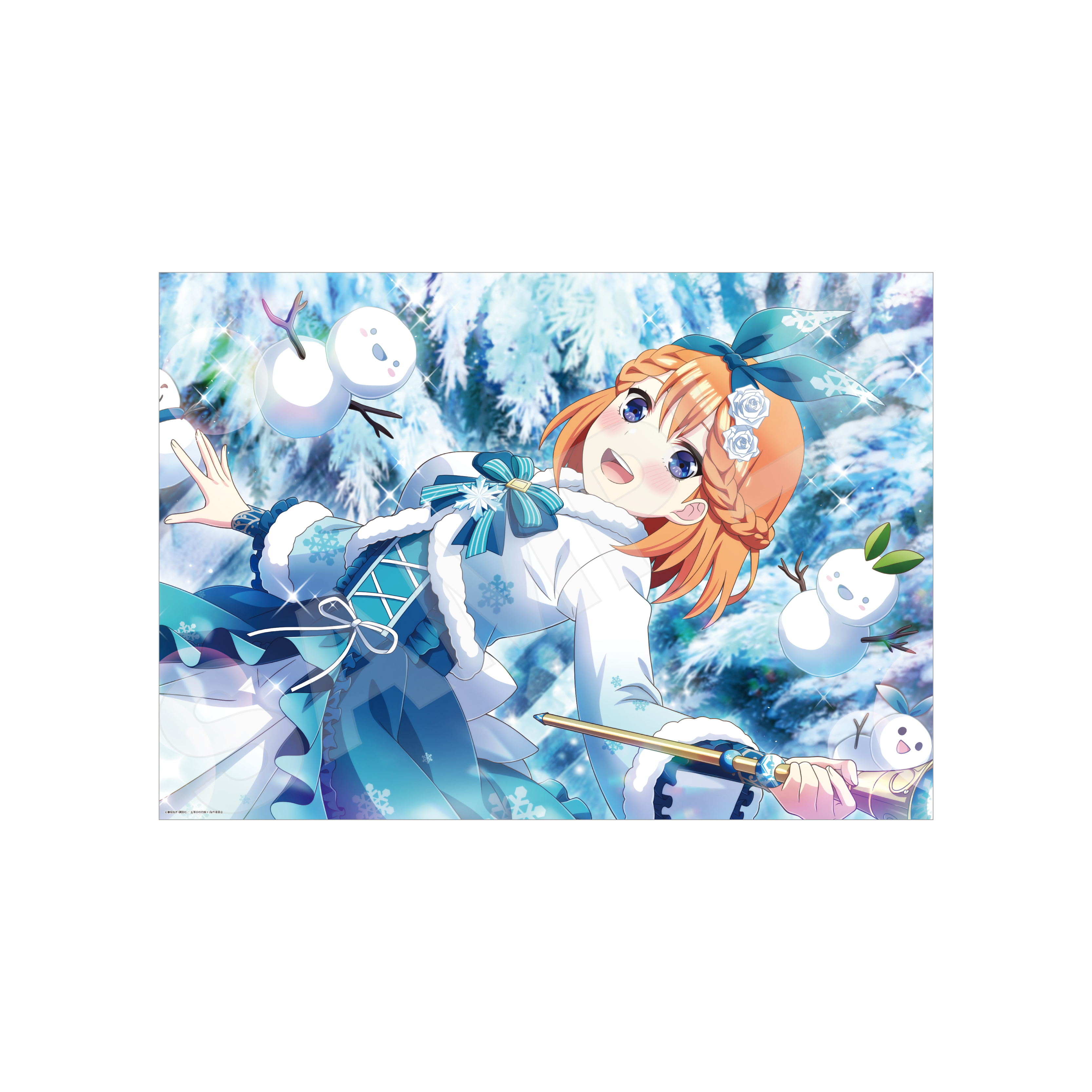 【CS.FRONT】五等分の花嫁 五つ子ちゃんはパズルを五等分できない。 A3クリアポスター /04 四葉