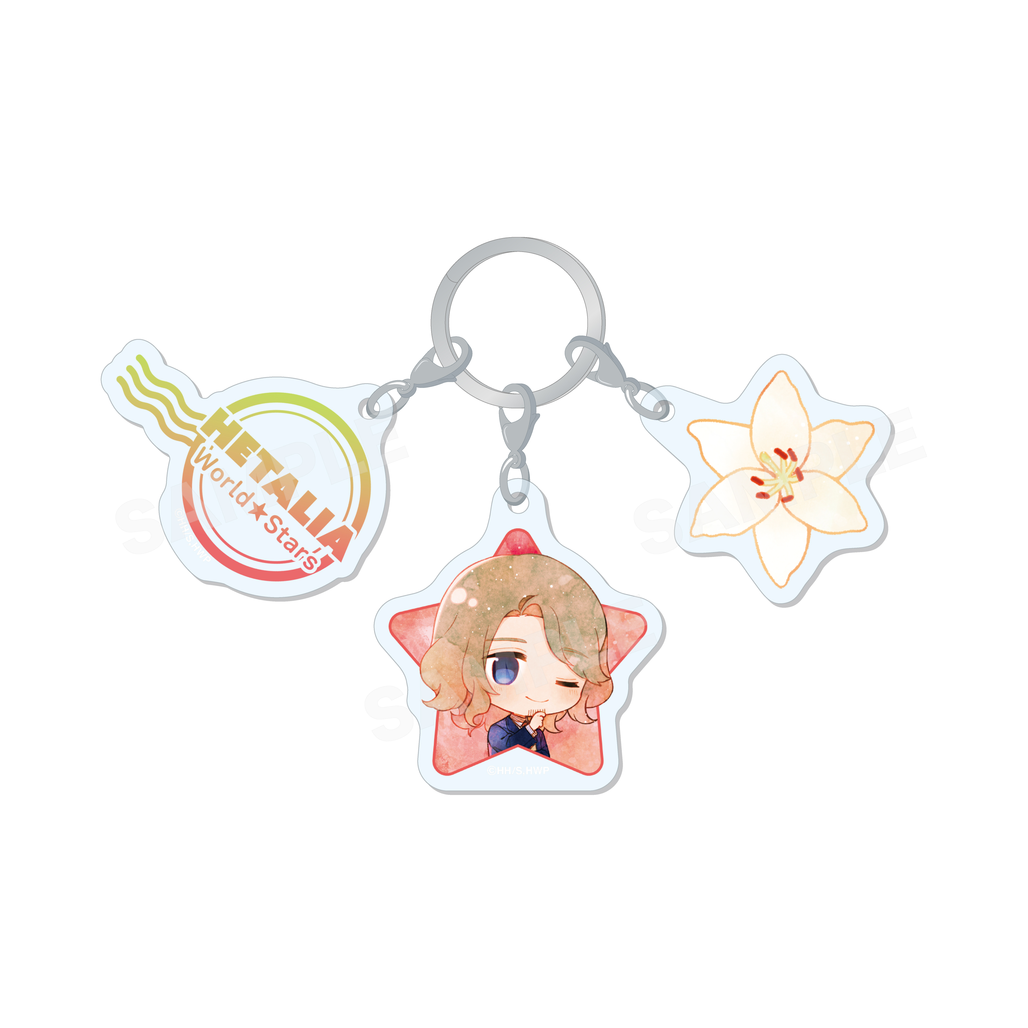 【CS.FRONT】ヘタリア World★Stars キャラでるアート 3連チャーム /06 フランス