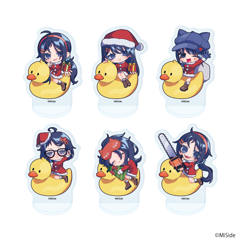 【A3】アクリルぷちスタンド「MiSide ： ミサイド」01/クリスマスver. ブラインド（全6種）（ミニキャライラスト） 1BOX入数：6