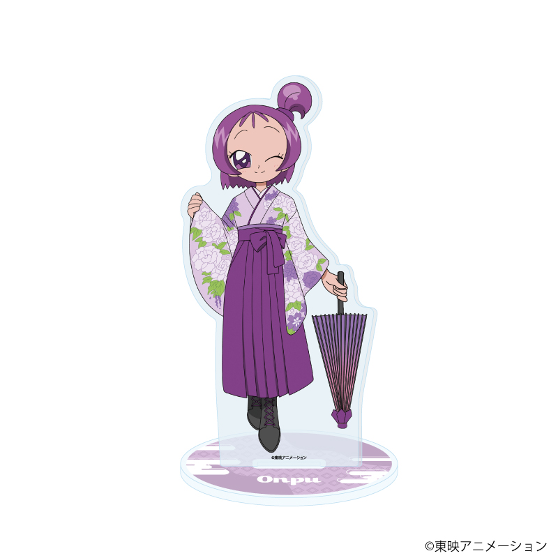 【A3】アクリルスタンド「おジャ魔女どれみドッカ～ン！」50/瀬川おんぷ 袴・番傘ver.（描き下ろしイラスト）