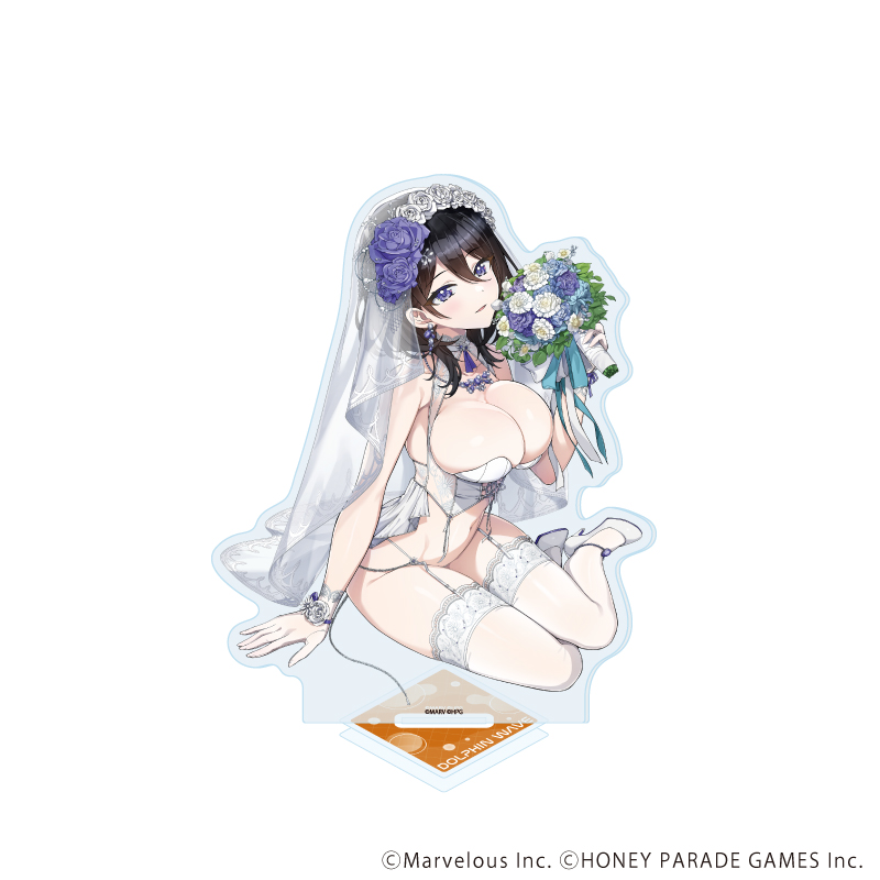 【A3】アクリルスタンド「ドルフィンウェーブ」73/住乃絵紫苑（公式イラスト）
