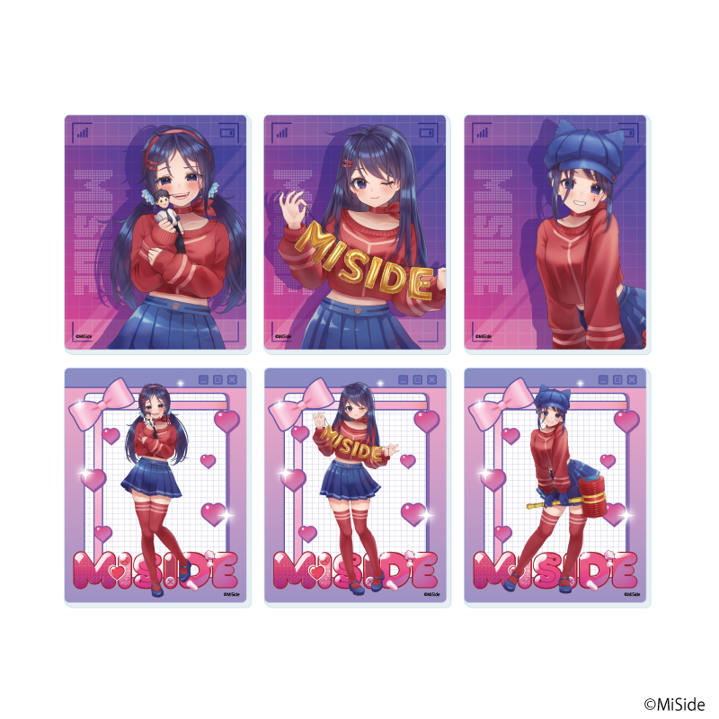 【A3】アクリルカード「MiSide ： ミサイド」01/ブラインド（全6種）（描き起こしイラスト） 1BOX入数：6
