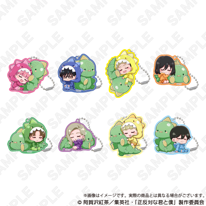 【Y Line】正反対な君と僕 トレーディングアクリルキーホルダー ぎゃおコレver. 1BOX入数：8