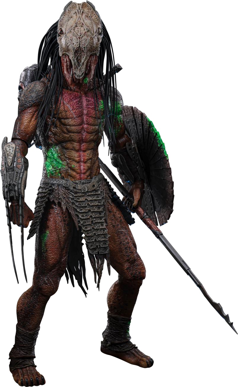 【ホットトイズ】【テレビ・マスターピース】『プレデター：ザ・プレイ』1/6スケールフィギュア フィアラル・プレデター（バトルダメージ版）