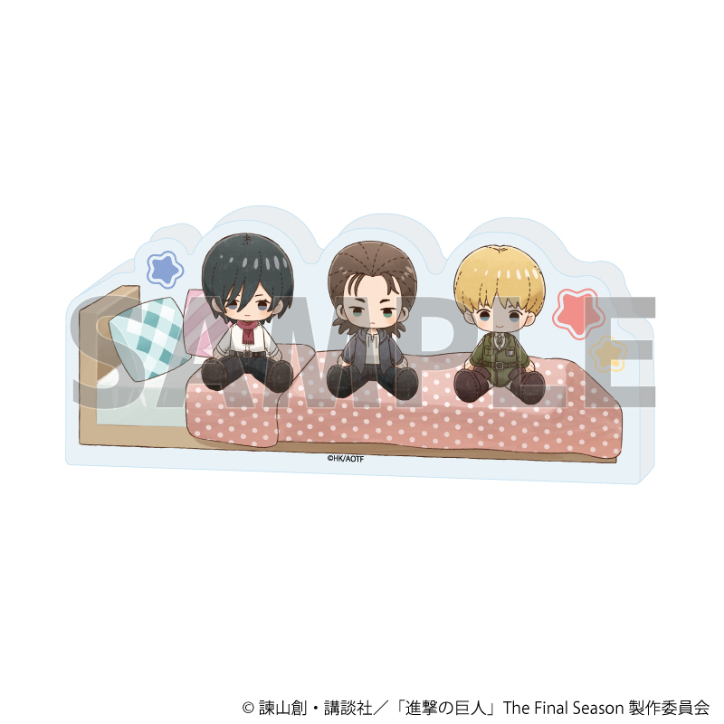 【A3】コレクションブロック「TVアニメ『進撃の巨人』The Final Season」01/ぬいぐるみver. A（グラフアートイラスト）