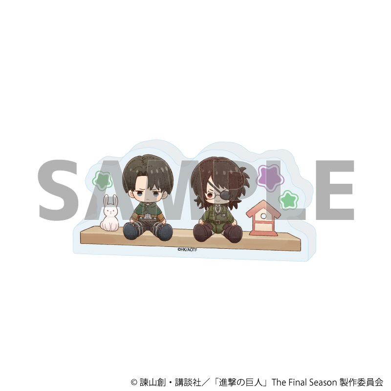 【A3】コレクションブロック「TVアニメ『進撃の巨人』The Final Season」02/ぬいぐるみver. B（グラフアートイラスト）