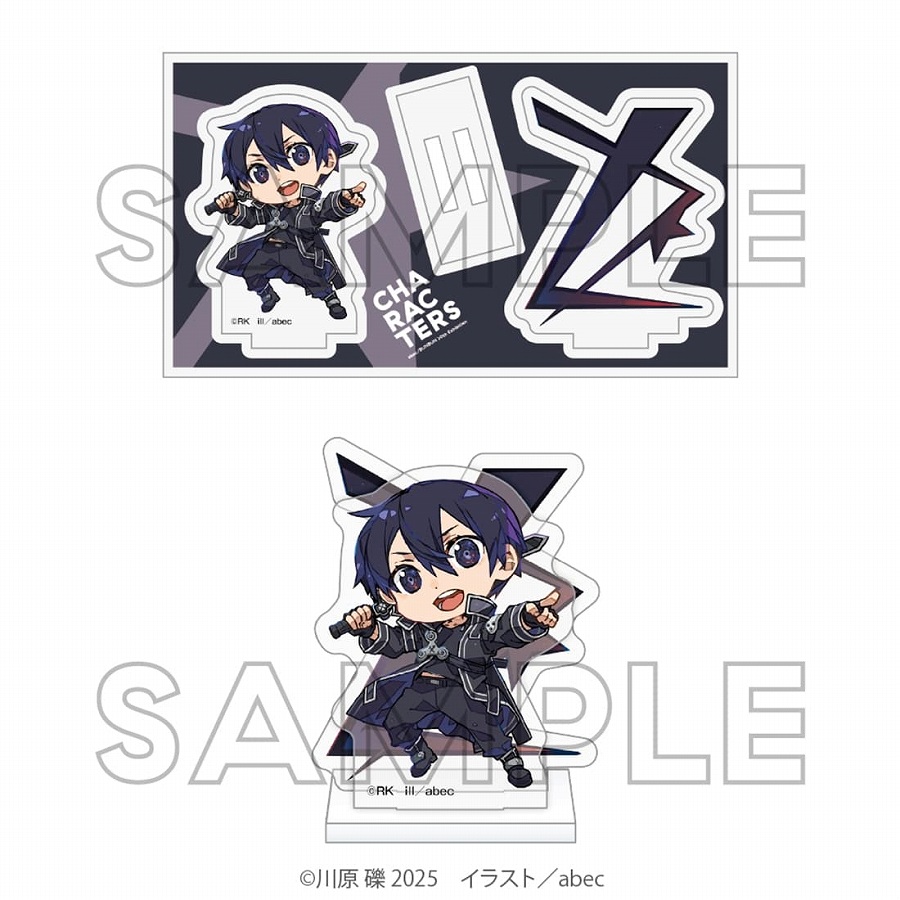 【KADOKAWA】abec/BUNBUN 20th Exhibition CHARACTERS ミニキャラアクリルフィギュア 『ソードアート・オンライン』キリト