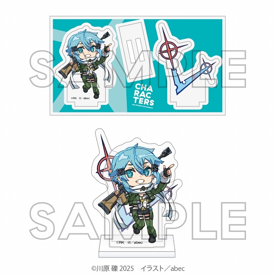 【KADOKAWA】abec/BUNBUN 20th Exhibition CHARACTERS ミニキャラアクリルフィギュア 『ソードアート・オンライン』シノン
