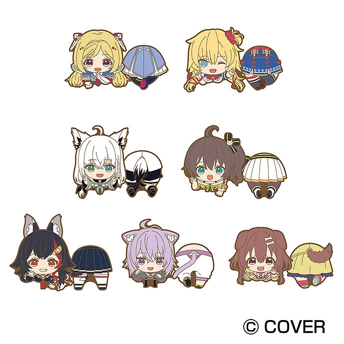 【エンスカイ】ホロライブ のっかりラバークリップ♯2 1BOX入数：7