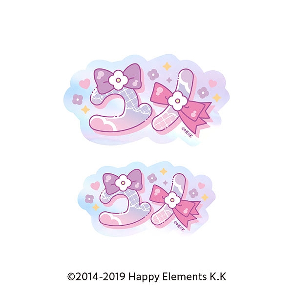 【エンスカイ】あんさんぶるスターズ！！ タイポグラフィーステッカー 53.ユメ 1袋（※同一商品の入数）：5