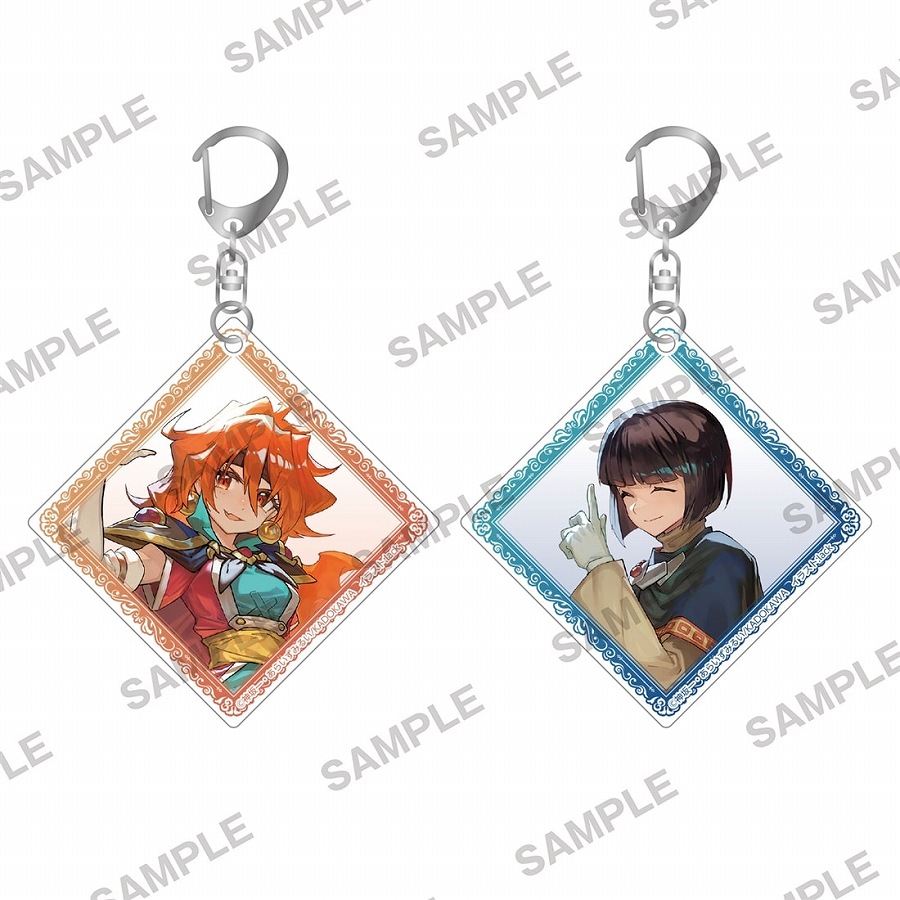 【KADOKAWA】【KADOMIX】『スレイヤーズ』アクリルキーホルダー2個セット リナ&ゼロス lack Ver.