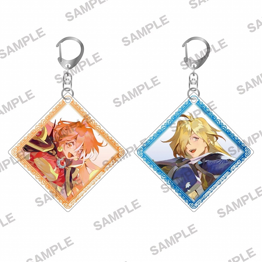 【KADOKAWA】【KADOMIX】『スレイヤーズ』アクリルキーホルダー2個セット リナ&ガウリイ 零 Ver.