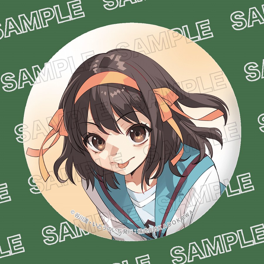 【KADOKAWA】ライトノベル展2025 ホログラム缶バッジ 涼宮ハルヒの憂鬱