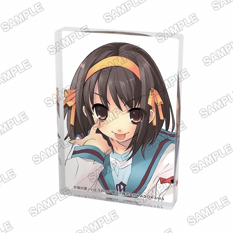 【KADOKAWA】ライトノベル展2025 A7アクリルブロック 『涼宮ハルヒ』シリーズ